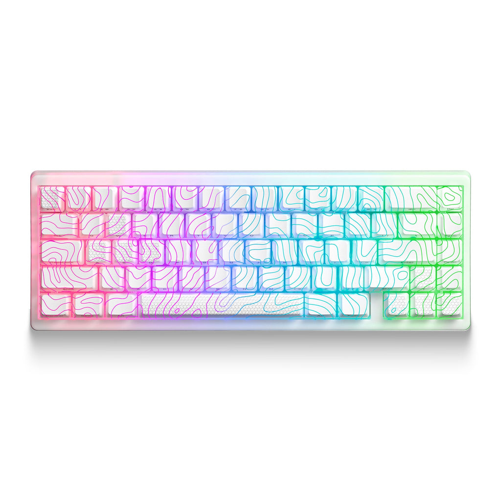 XVX M67 JadeStone Mechanical Keyboard With IMD-Tech Keycaps (Stellar W ...